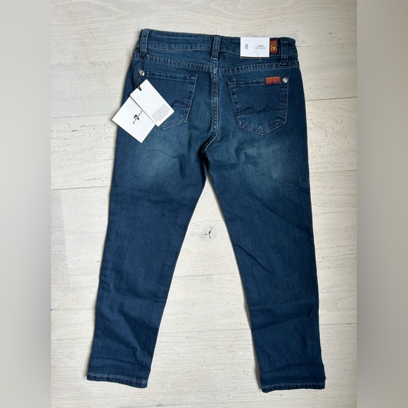 NWT 7 Seven for all mankind Josefina size 8 skinny boyfriend jeans - Picture 2 of 6
